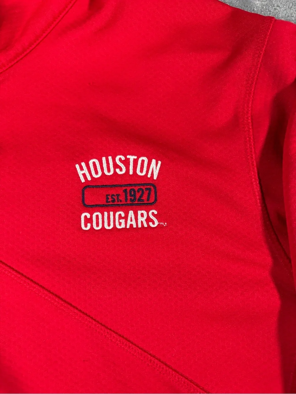 Nike Red Dri-FIT Houston Cougars Quarter-Zip Pullover